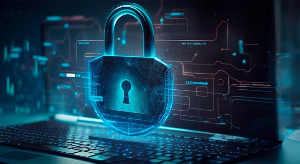candado de ciberseguridad